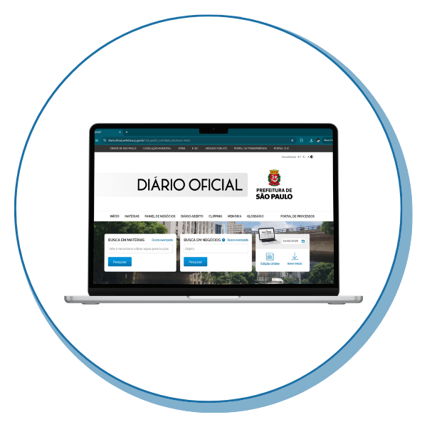 Ícone do Diário Oficial da Cidade